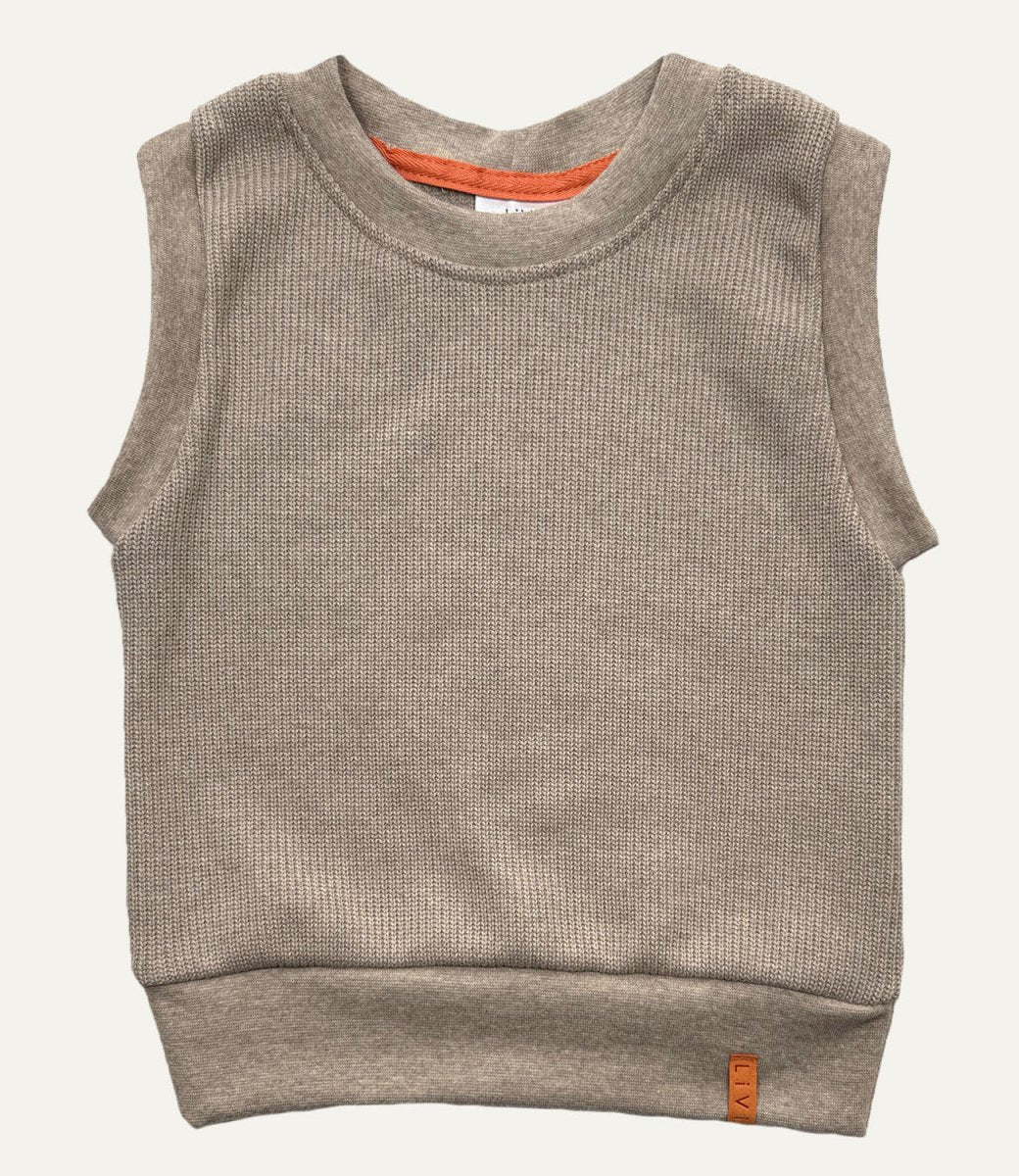 PULLUNDER STRICK SAND MELANGE