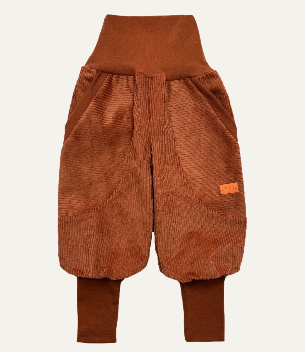 JOGGER BREITCORD ROST