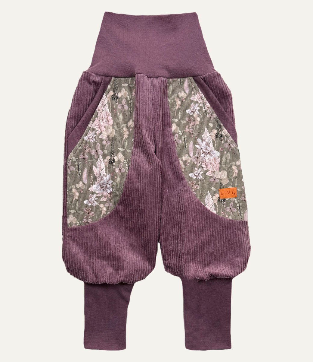 JOGGER BREITCORD LAVENDEL WILDFLOWER
