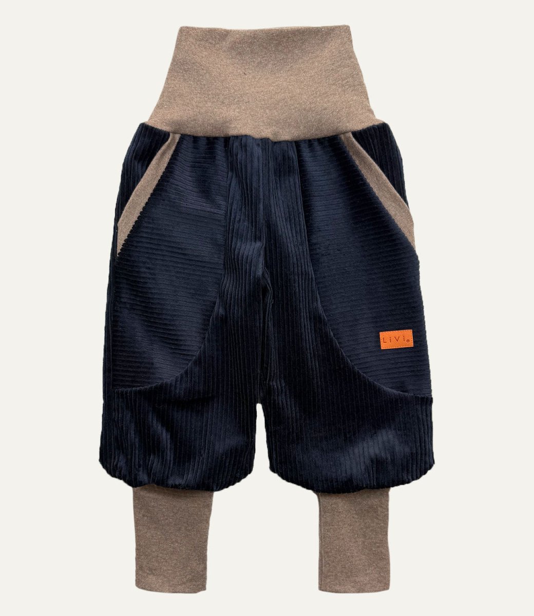 JOGGER BREITCORD MARINE BEIGE