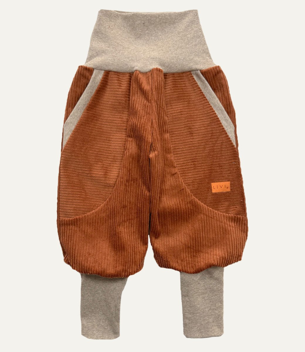 JOGGER BREITCORD ROST SAND