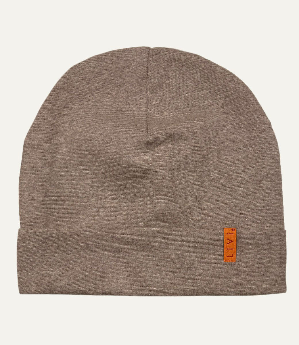 RIB BEANIE BEIGE MELIERT