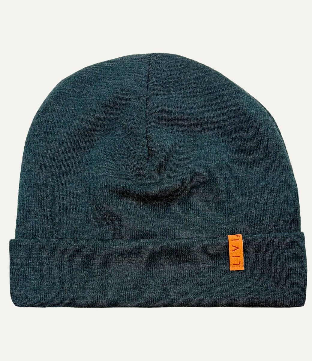 BEANIE MERINO WINTER PETROL