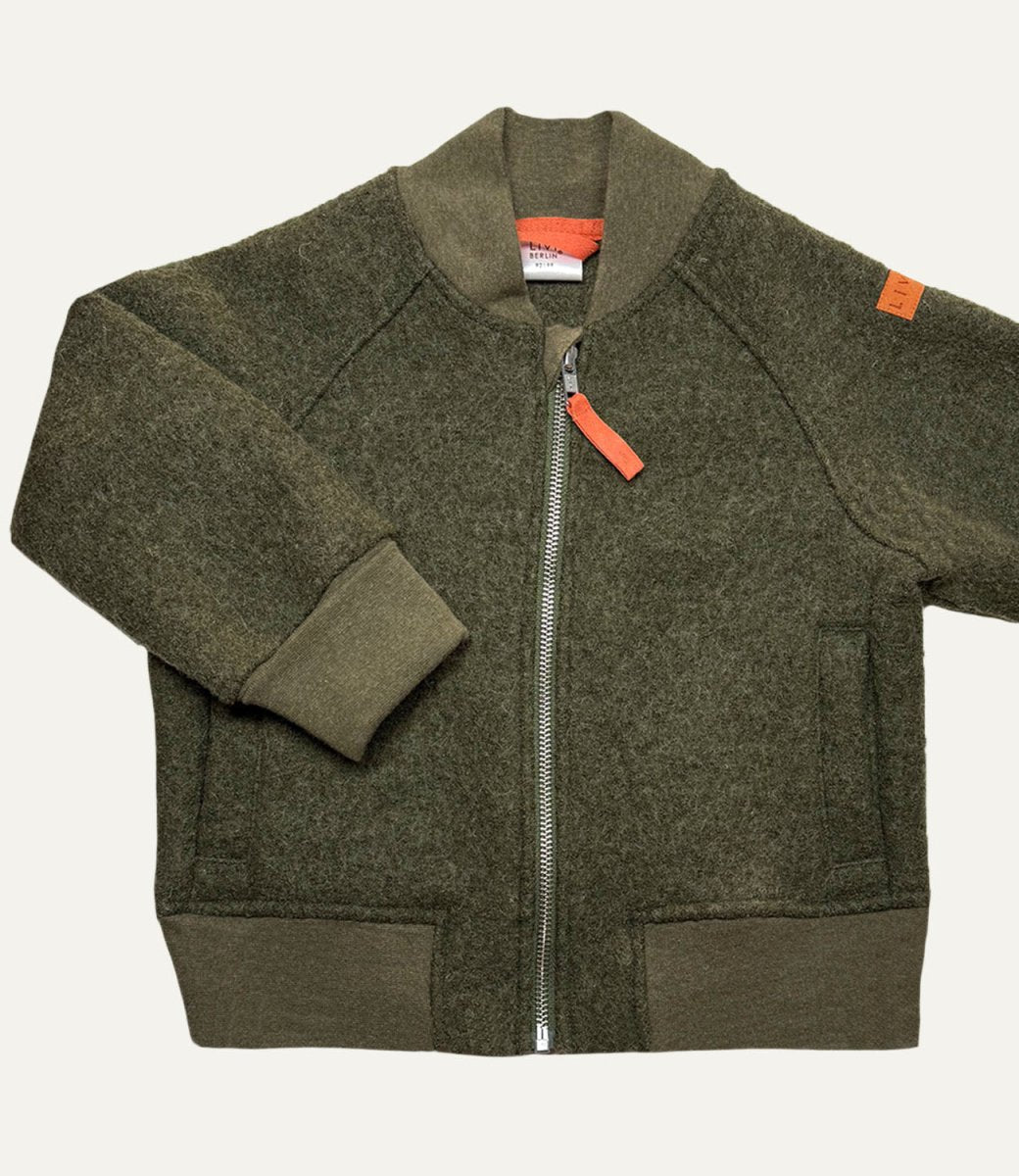 BOMBERJACKE AUS WALK KHAKI MELIERT