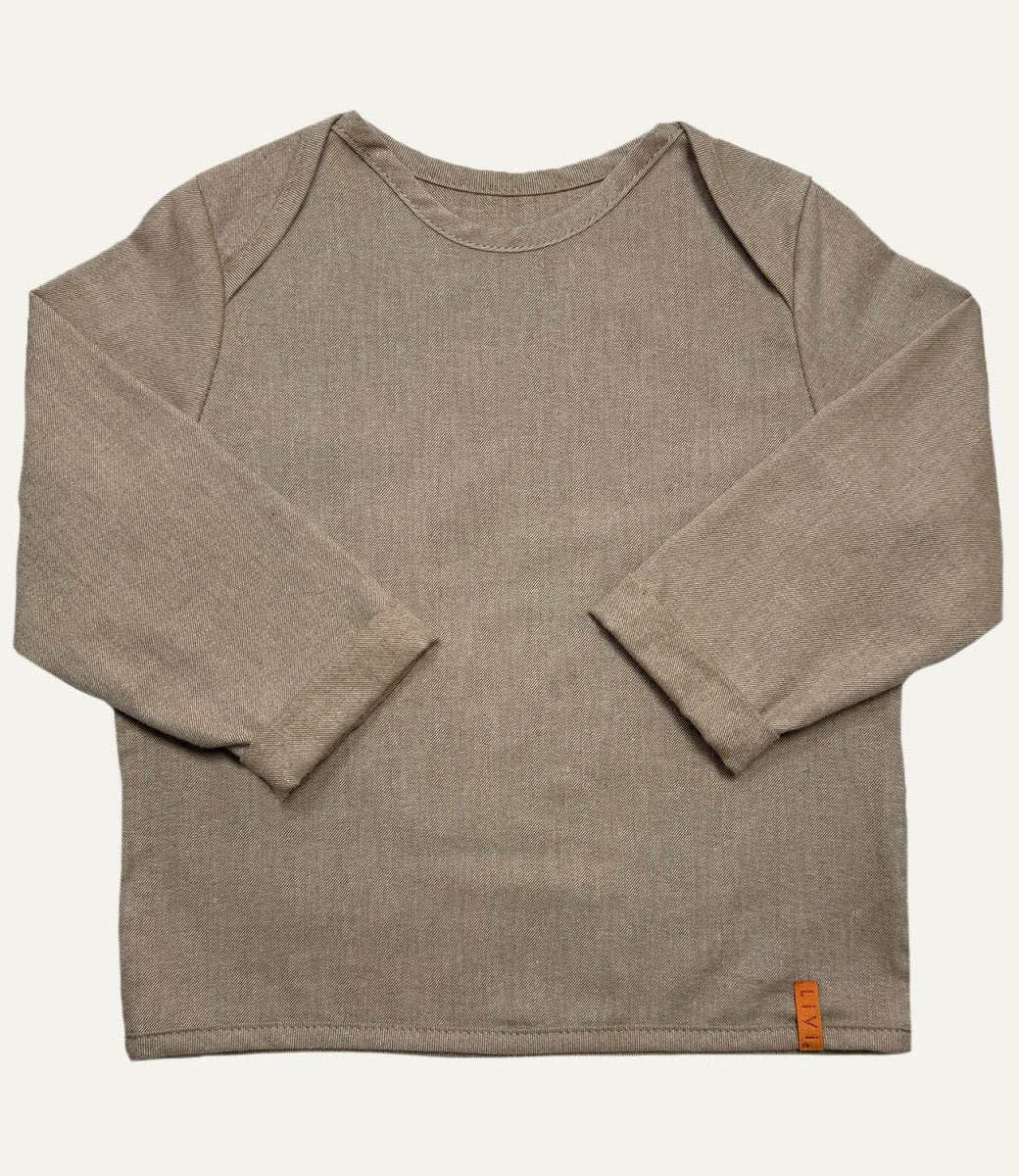 FLANELLHEMD BEIGE