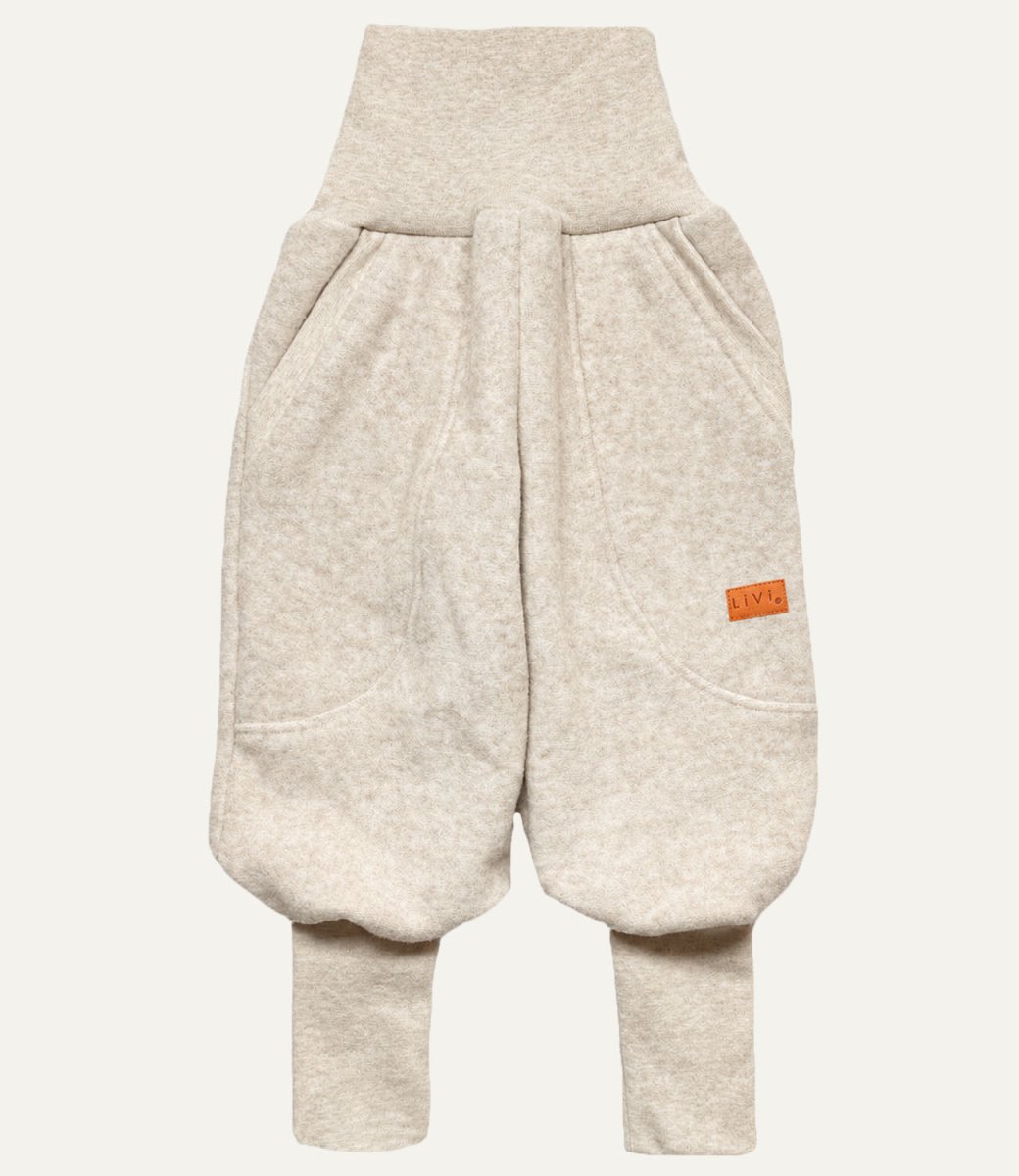 JOGGER MERINO FLEECE CREME MELIERT