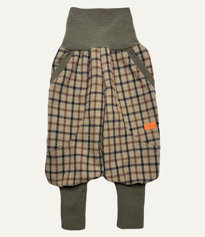 WOLLJOGGER COUNTRY CHECK KHAKI