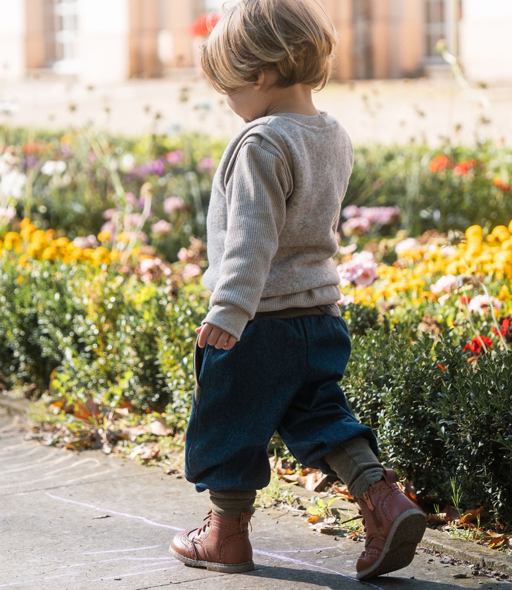JEANS KHAKI MELIERT