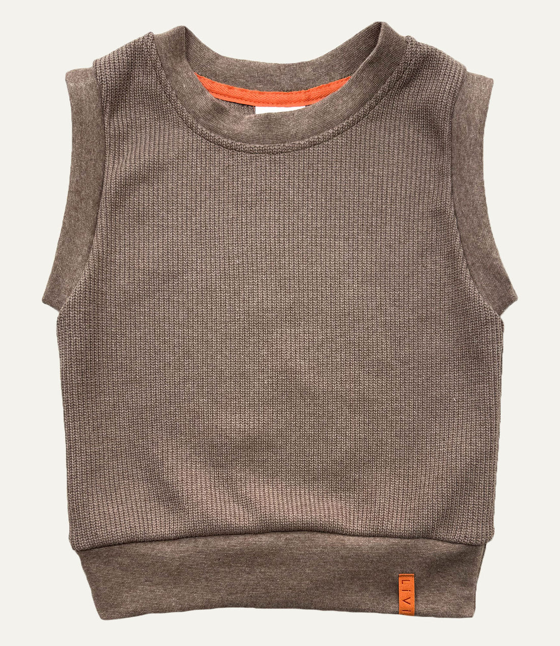 PULLUNDER STRICK BEIGE MELANGE
