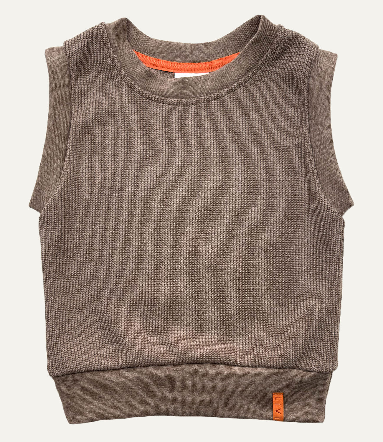 PULLUNDER STRICK BEIGE MELANGE
