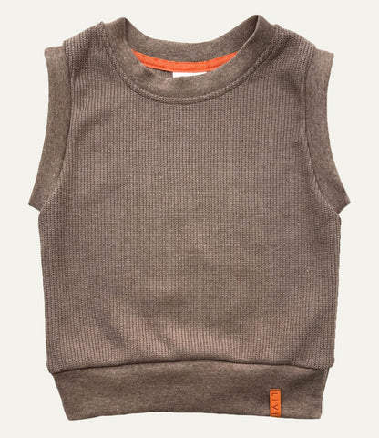 PULLUNDER STRICK BEIGE MELANGE