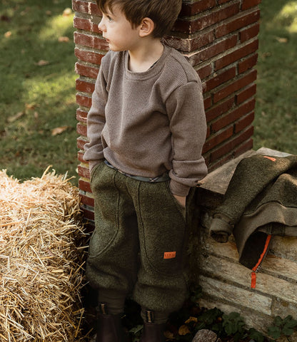 SWEATER STRICK BEIGE MELIERT