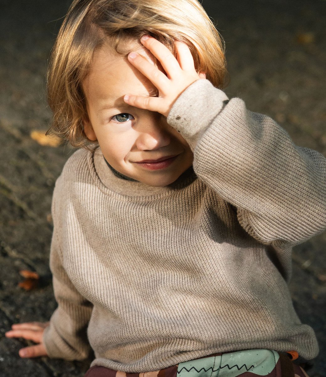 SWEATER STRICK SAND MELIERT