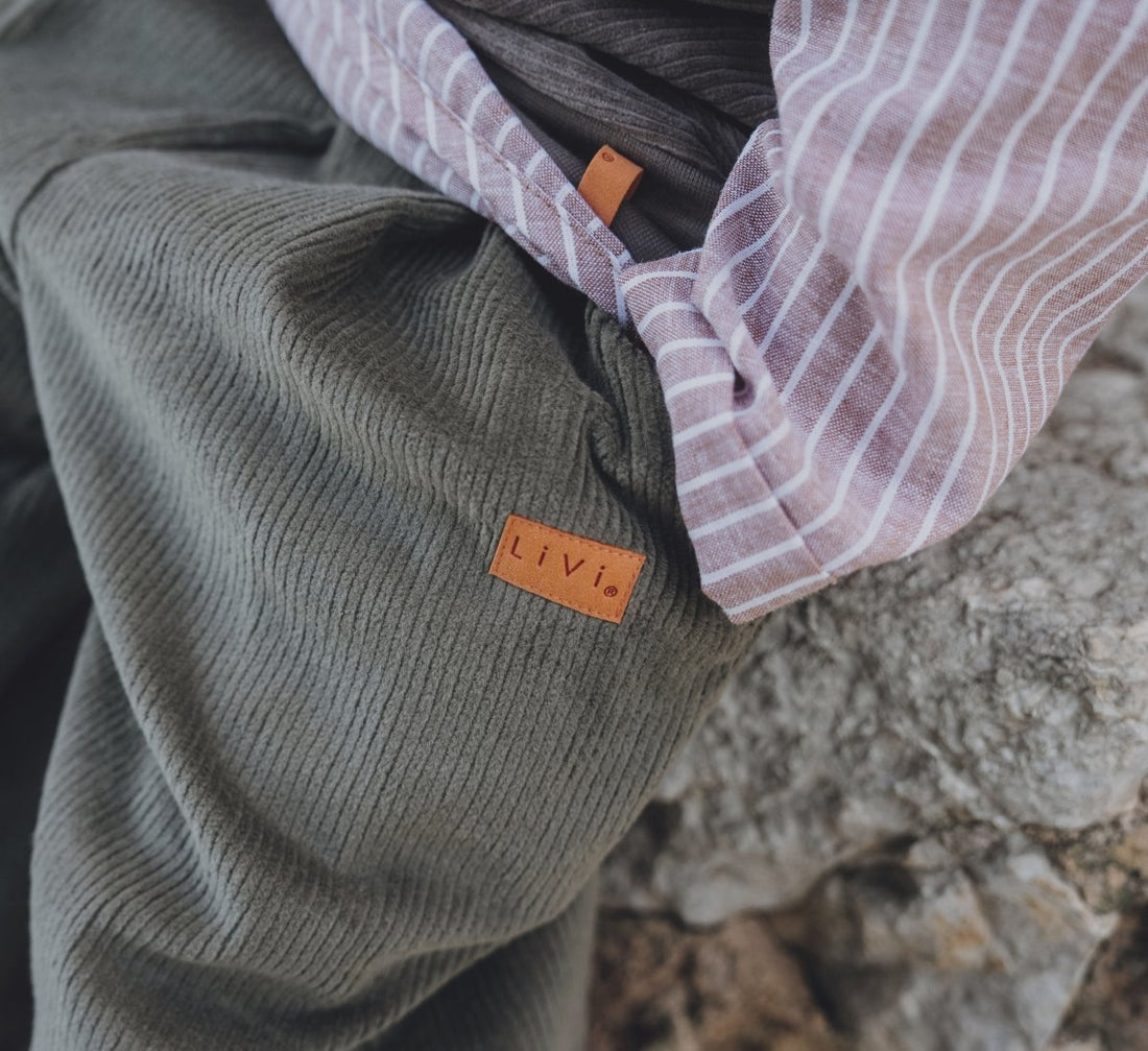 LEINENHEMD TERRACOTTA STRIPES