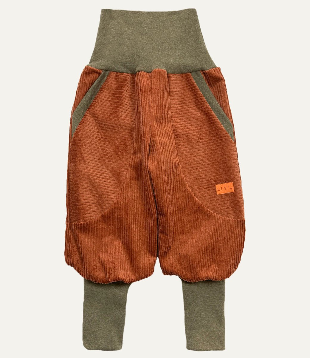 JOGGER BREITCORD ROST KHAKI