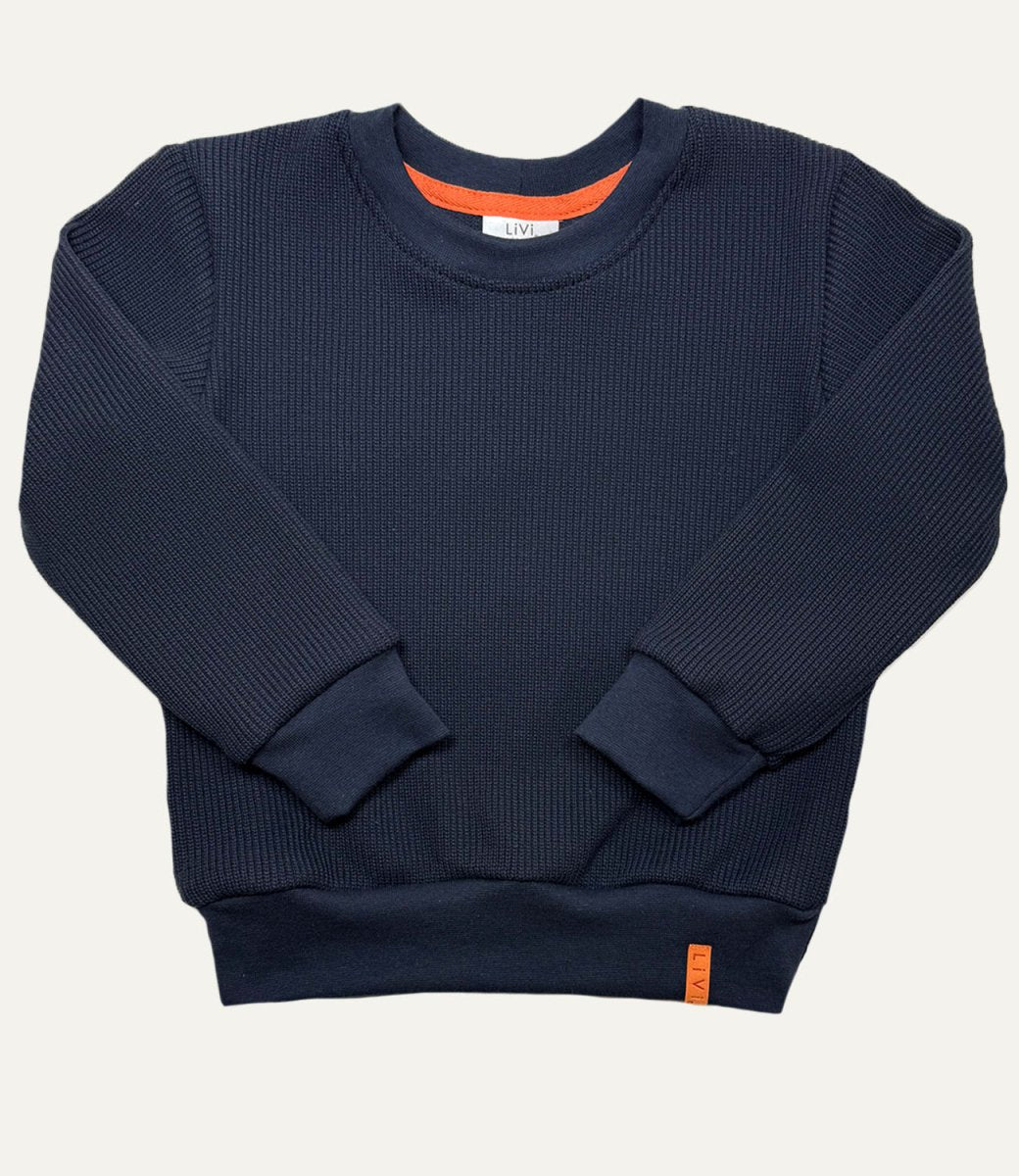 SWEATER STRICK MARINE