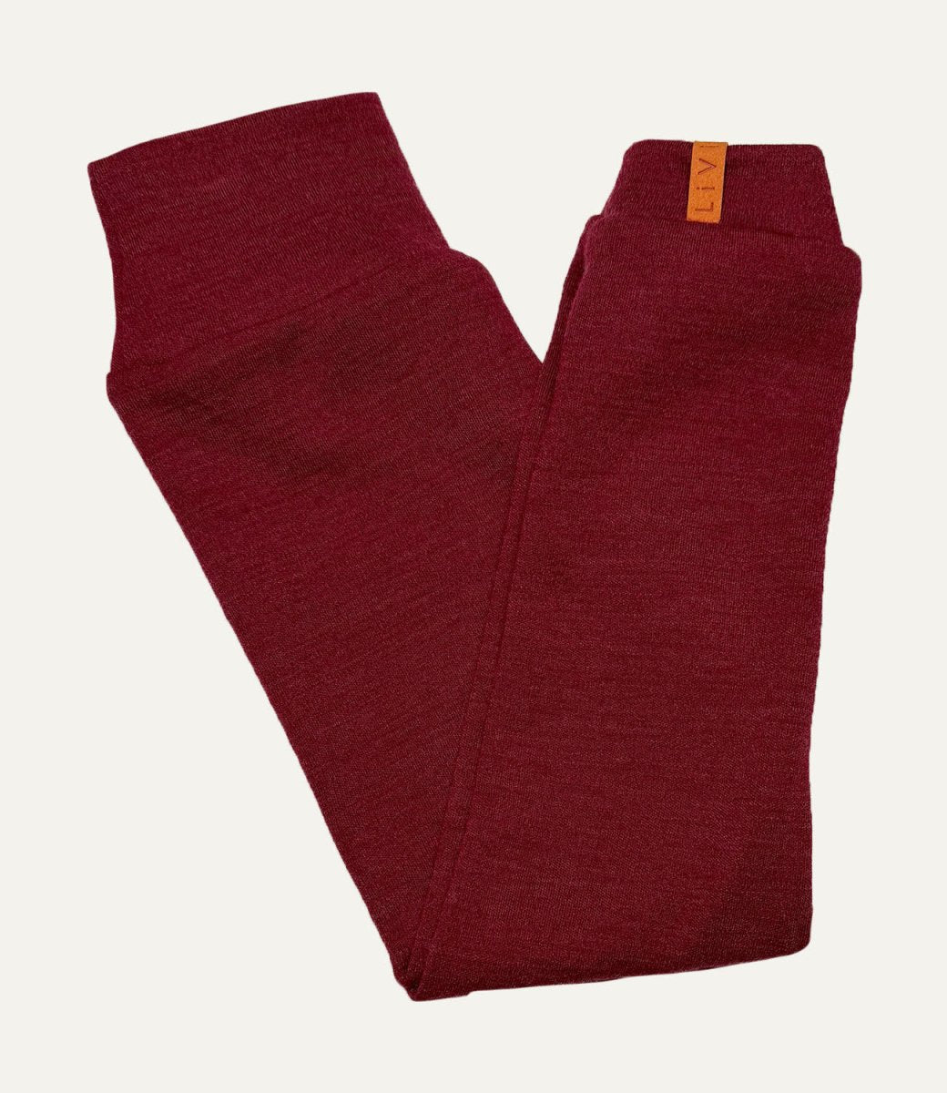 FUNKTIONSLEGGING MERINO RED
