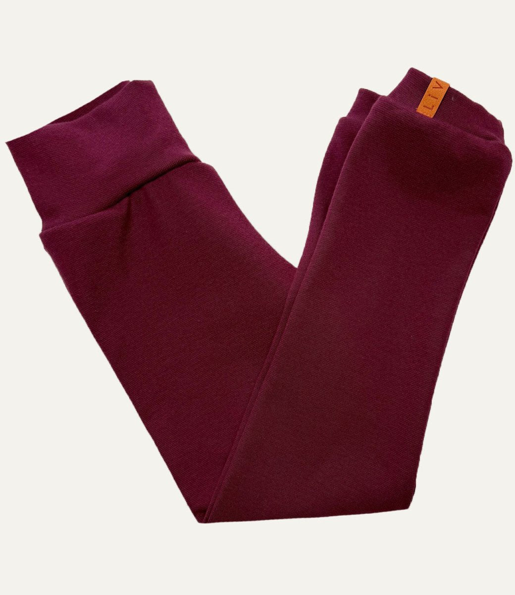 LEGGING BURGUNDER