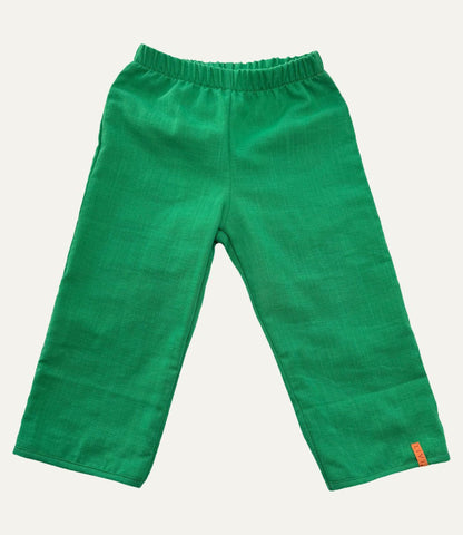 MUSSELINE HOSE LANG SMARAGD