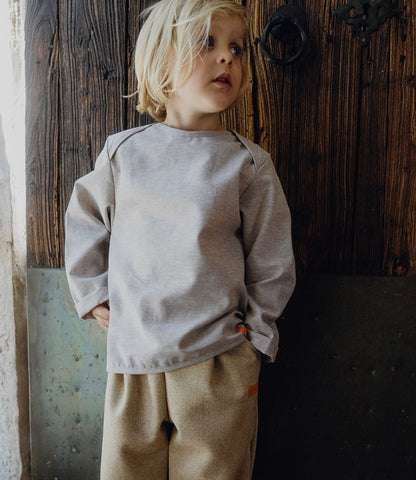 LEINENHEMD BEIGE UNI