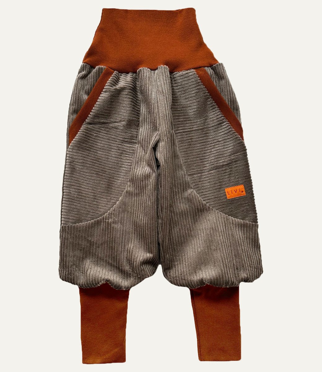JOGGER BREITCORD MANDEL MAROON