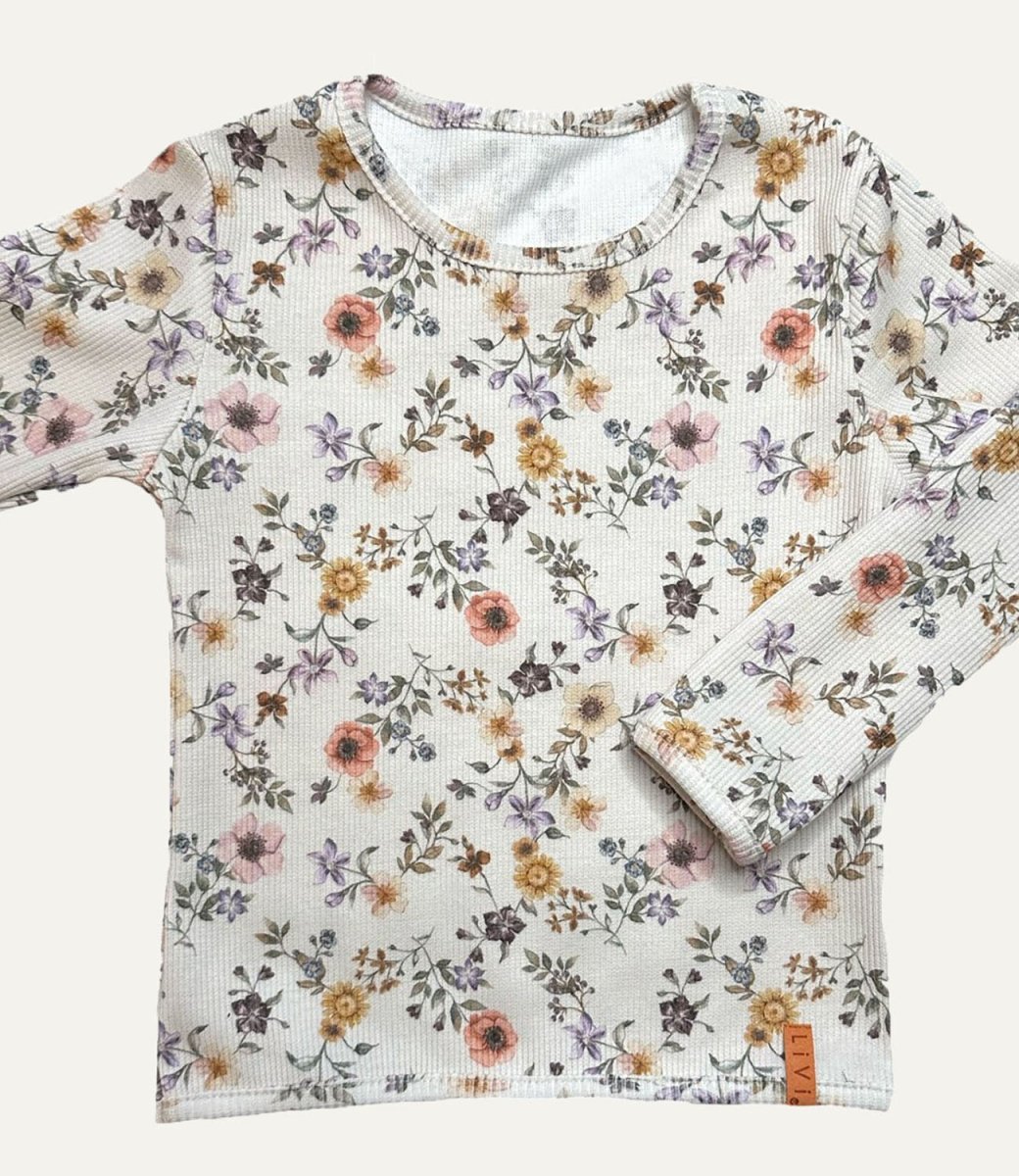 LANGARMSHIRT RIB flower