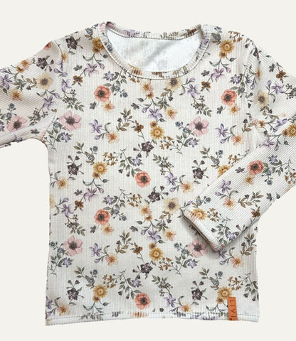 LANGARMSHIRT RIB flower