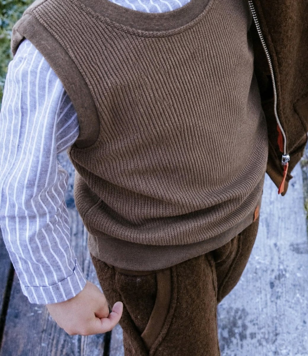 PULLUNDER STRICK BEIGE MELANGE
